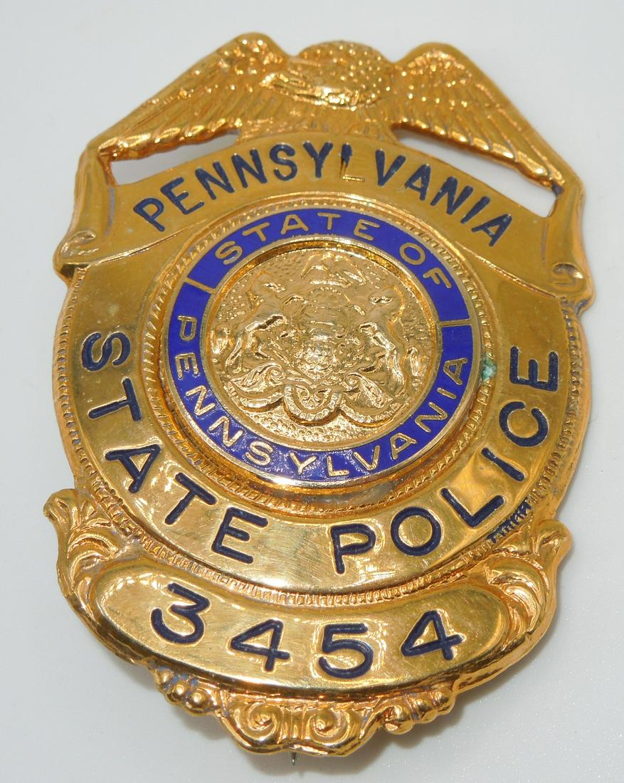 期間限定 数量限定 Pennsylvania Vintage State #3484 Badge Police 警察グッズ