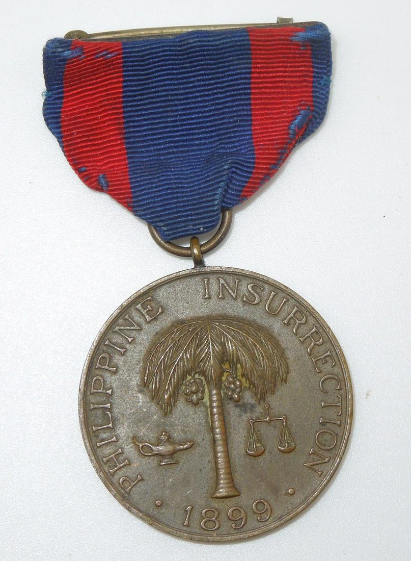 1899 Identified US Army Philippine Insurrection Medal 17th Inf.  #5311 (1 of 4)