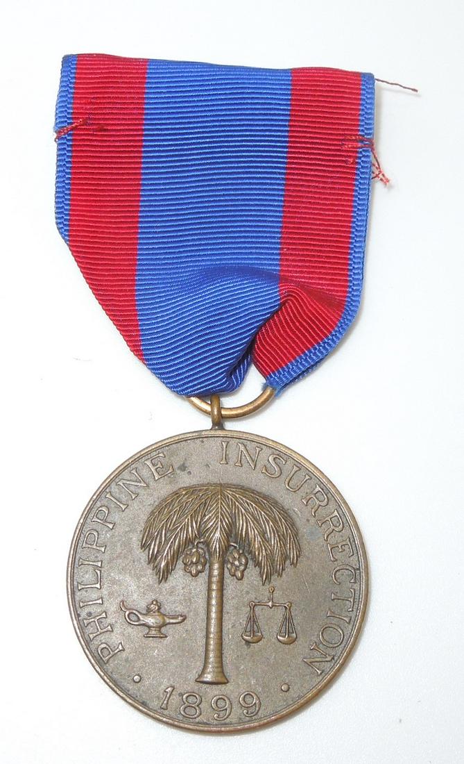 1900 Identified US Army Philippine Insurrection Medal 35th Inf. #18342 (1 of 3)