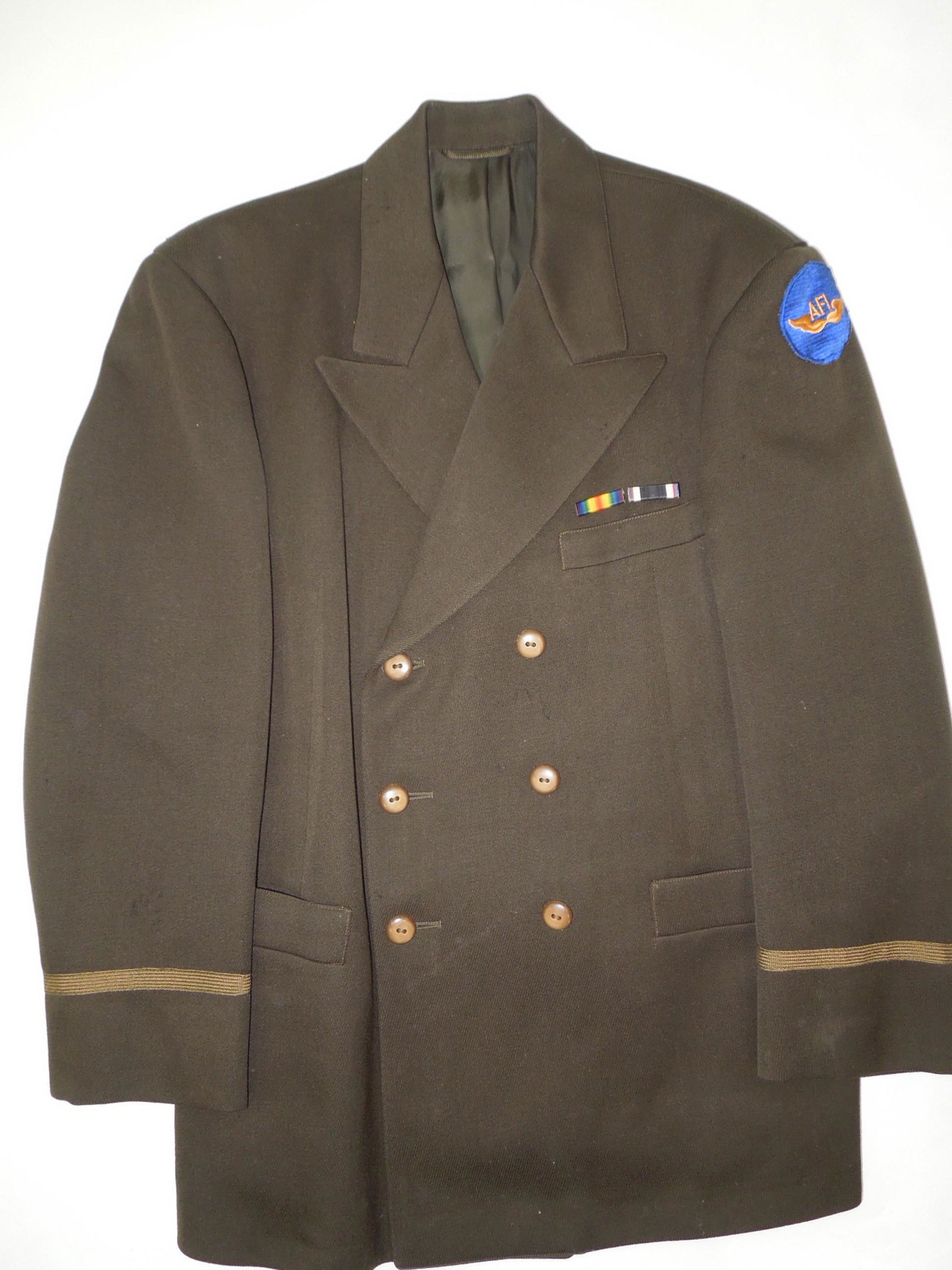 WWII US WWI Retread Air Force AFI Service Officer Uniform Jacket (1 of 6)