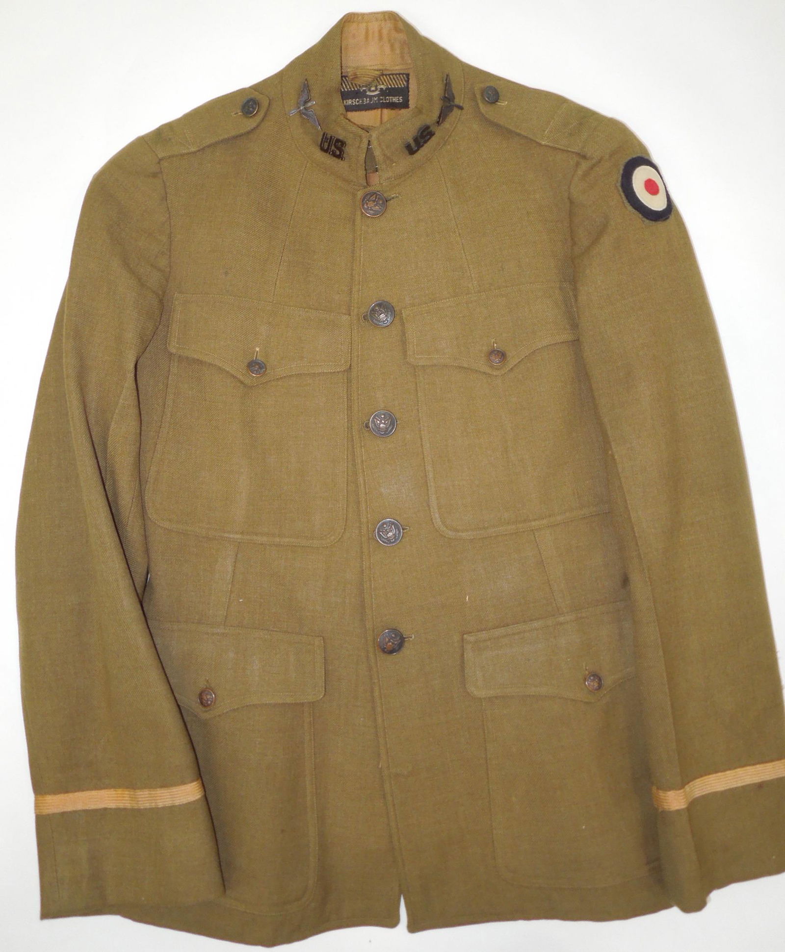 WWI US Army Air Service Wool Officer Uniform Jacket (1 of 4)