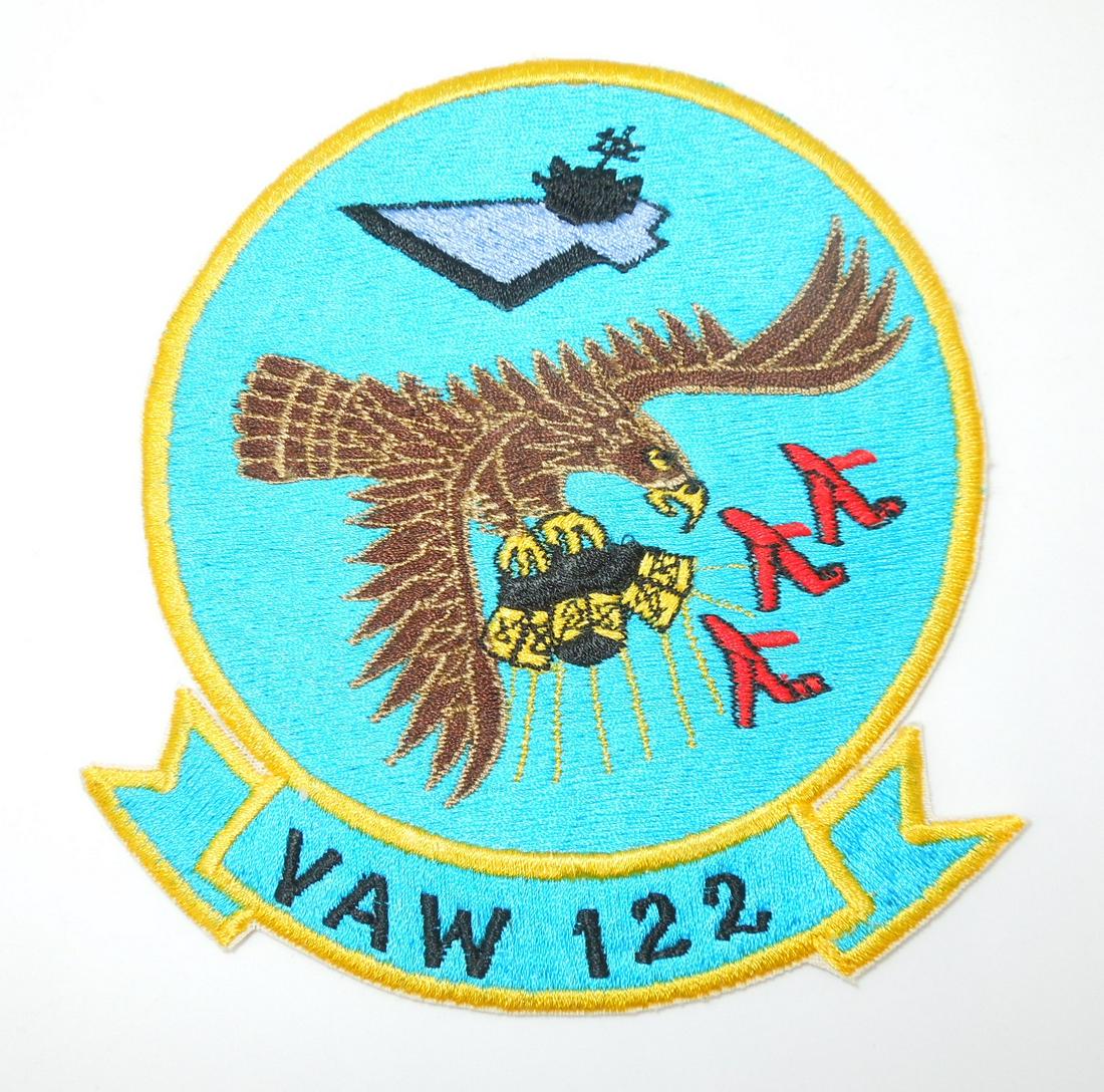Vietnam US Navy Japanese Made VAW122 Ace Novelty Patch (0103) on Jan