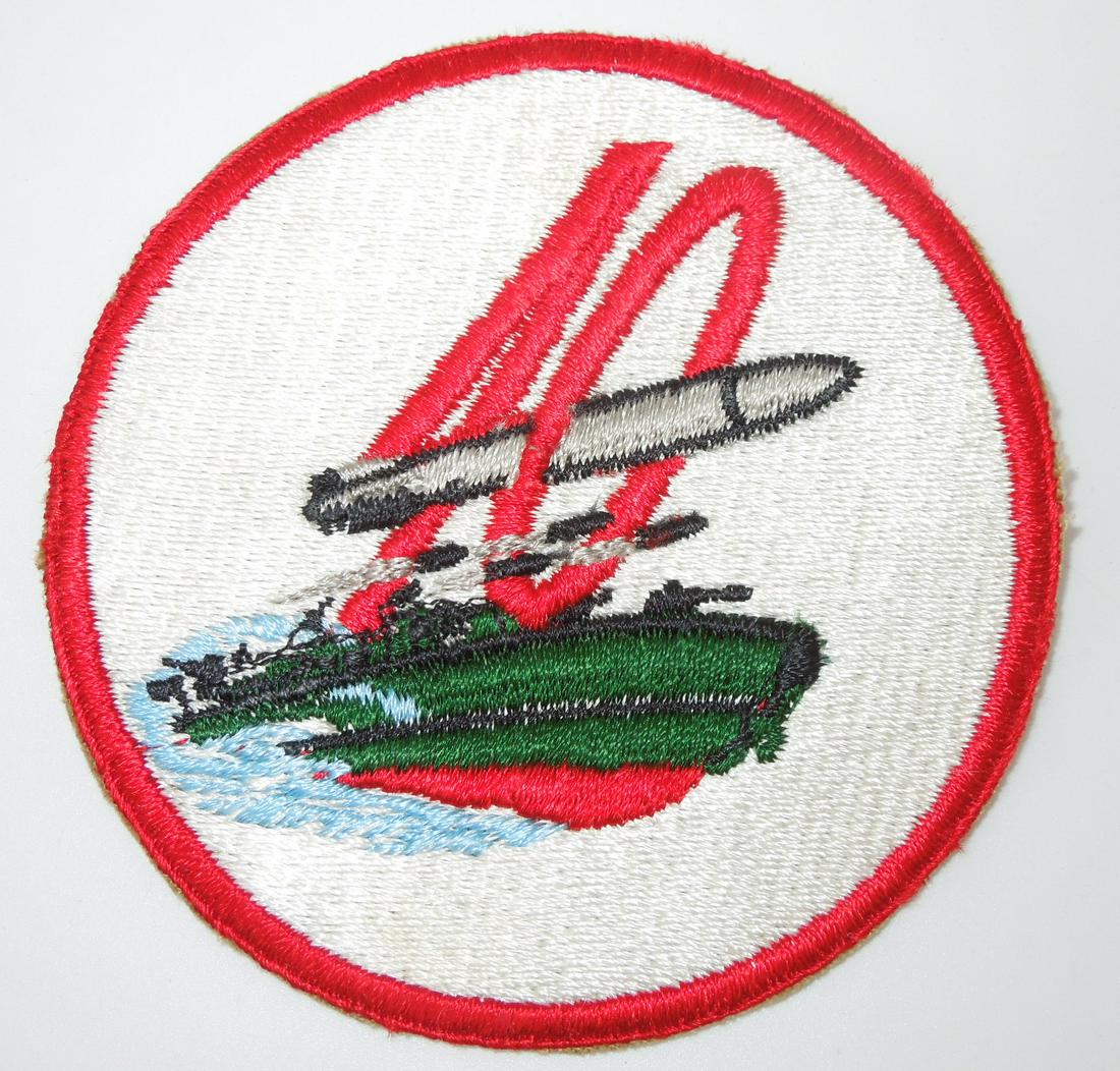 WWII US Navy Motor Torpedo Boat 40 Squadron Patch (1 of 2)