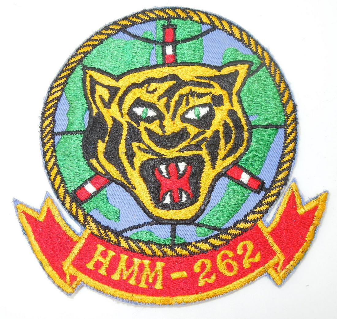 Vietnam Marine Medium Helicopter Squadron HMM-262 USMC Patch (1 of 2)
