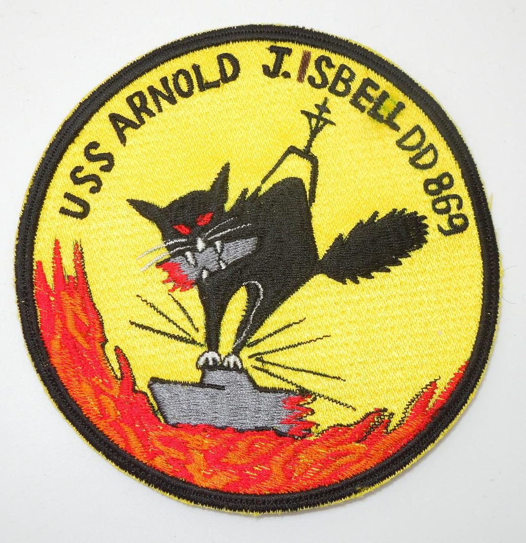 Vietnam War USS Arnold J. Isbell DD-869 Patch (1 of 2)
