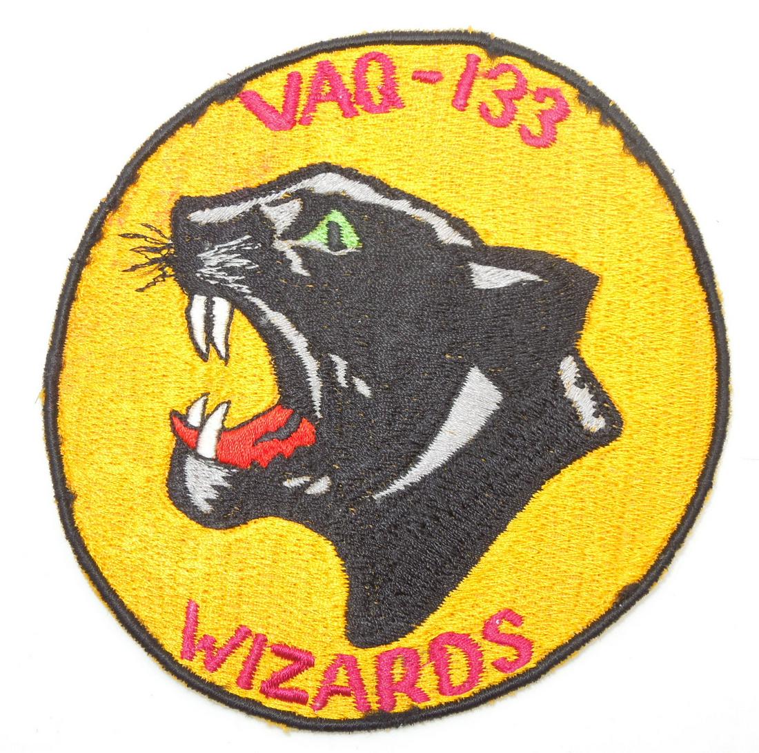 1960s US Navy VAQ-133 Wizards Electronic Attack Squadron Patch (1 of 2)