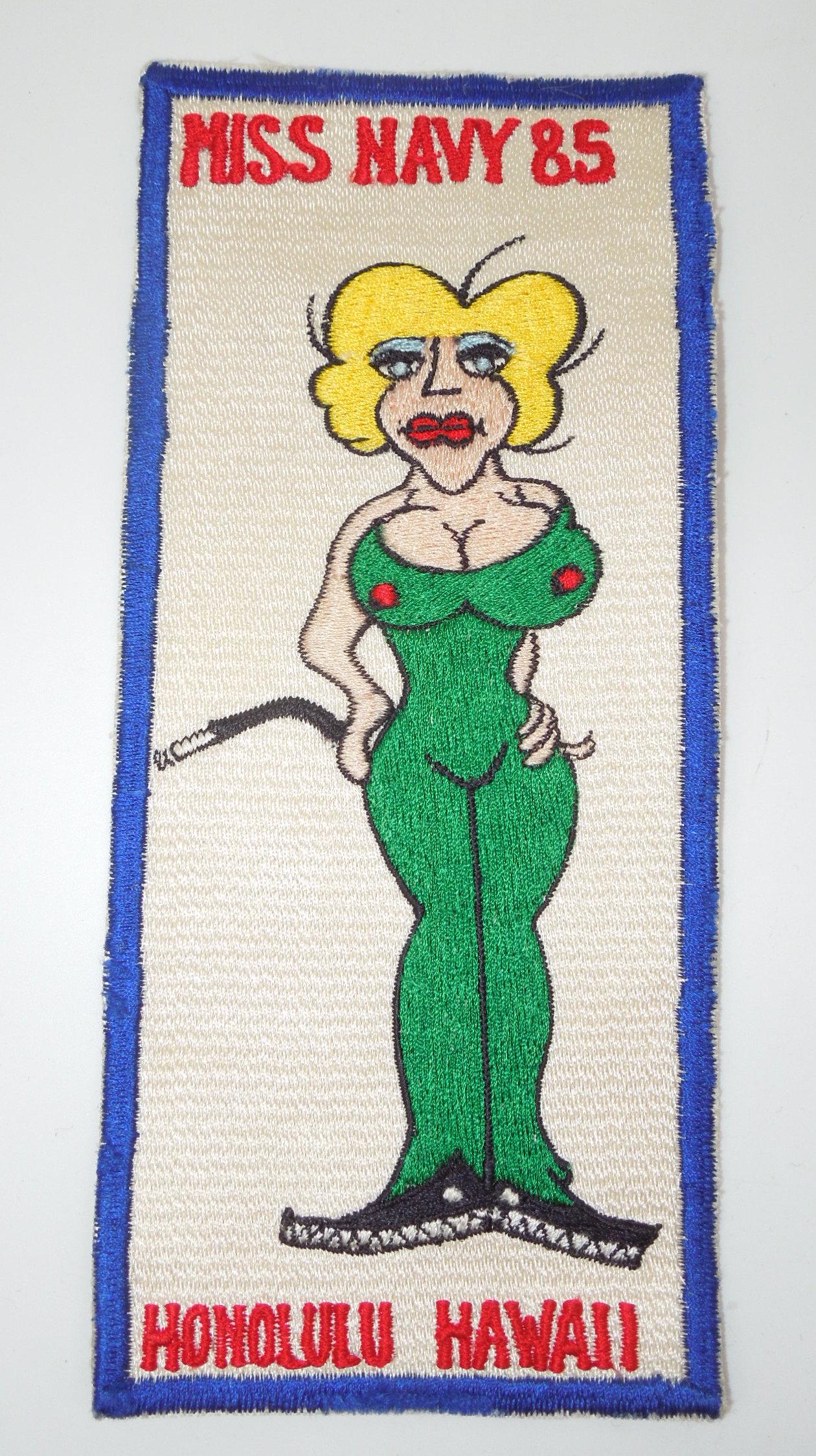 Miss Navy 85 USN Honolulu, Hawaii Custom Novelty Patch (1 of 2)