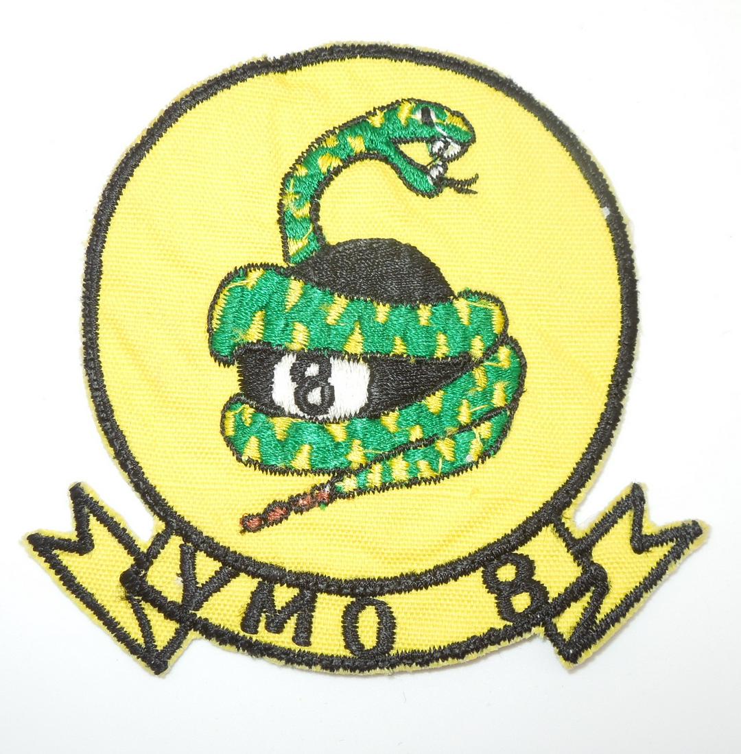 Vietnam Era USMC Marine Corps VMO-8 Observation Squadron Patch (1 of 2)