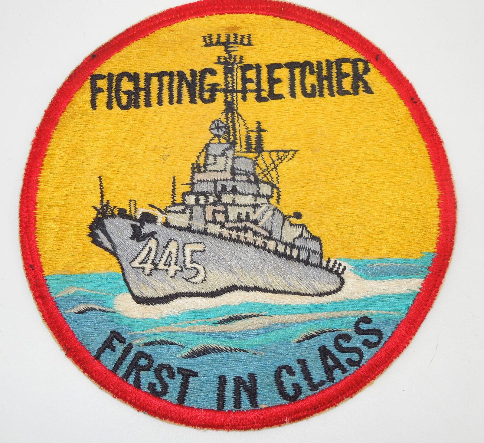 Korean War US Navy USS Fletcher DD-445 Patch (1 of 2)