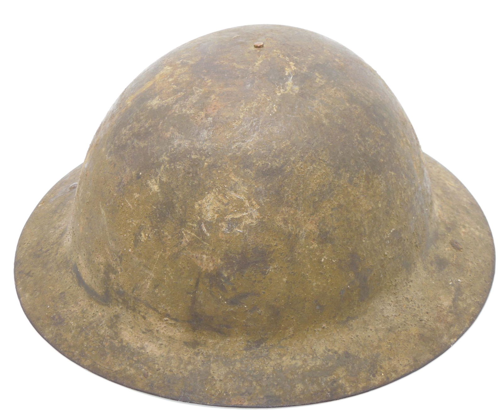 WWI Era US Army Doughboy Helmet & Liner #1 (1 of 2)