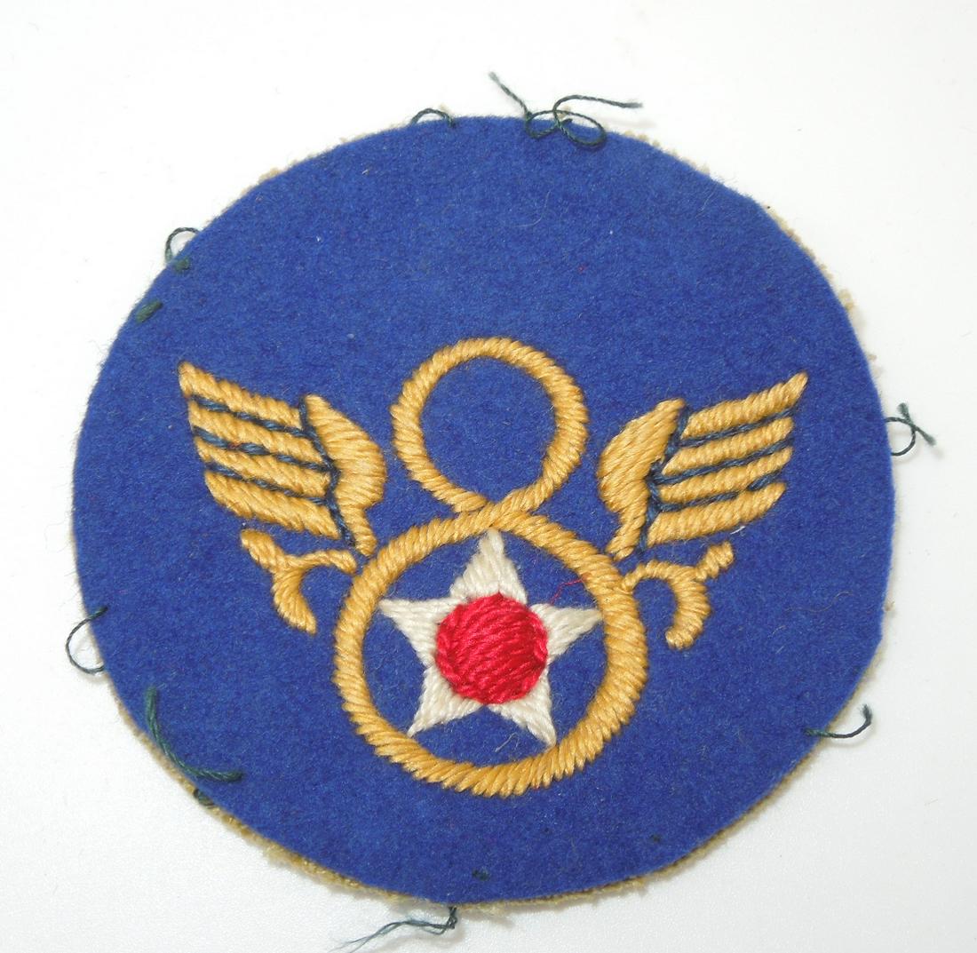WWII British Theater Made Stubby Wing 8th Air Force Patch (1 of 1)