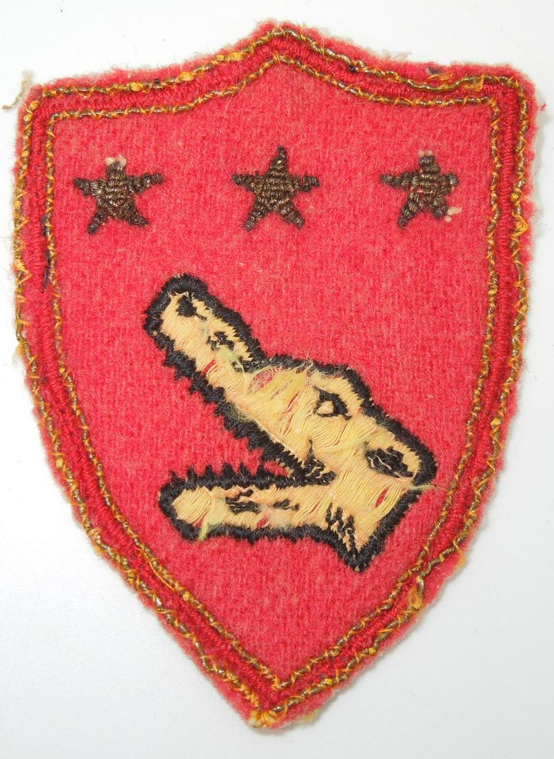 USMC Marine Corps WWII Bullion Custom Made V Amphibious Command Patch (1 of 2)