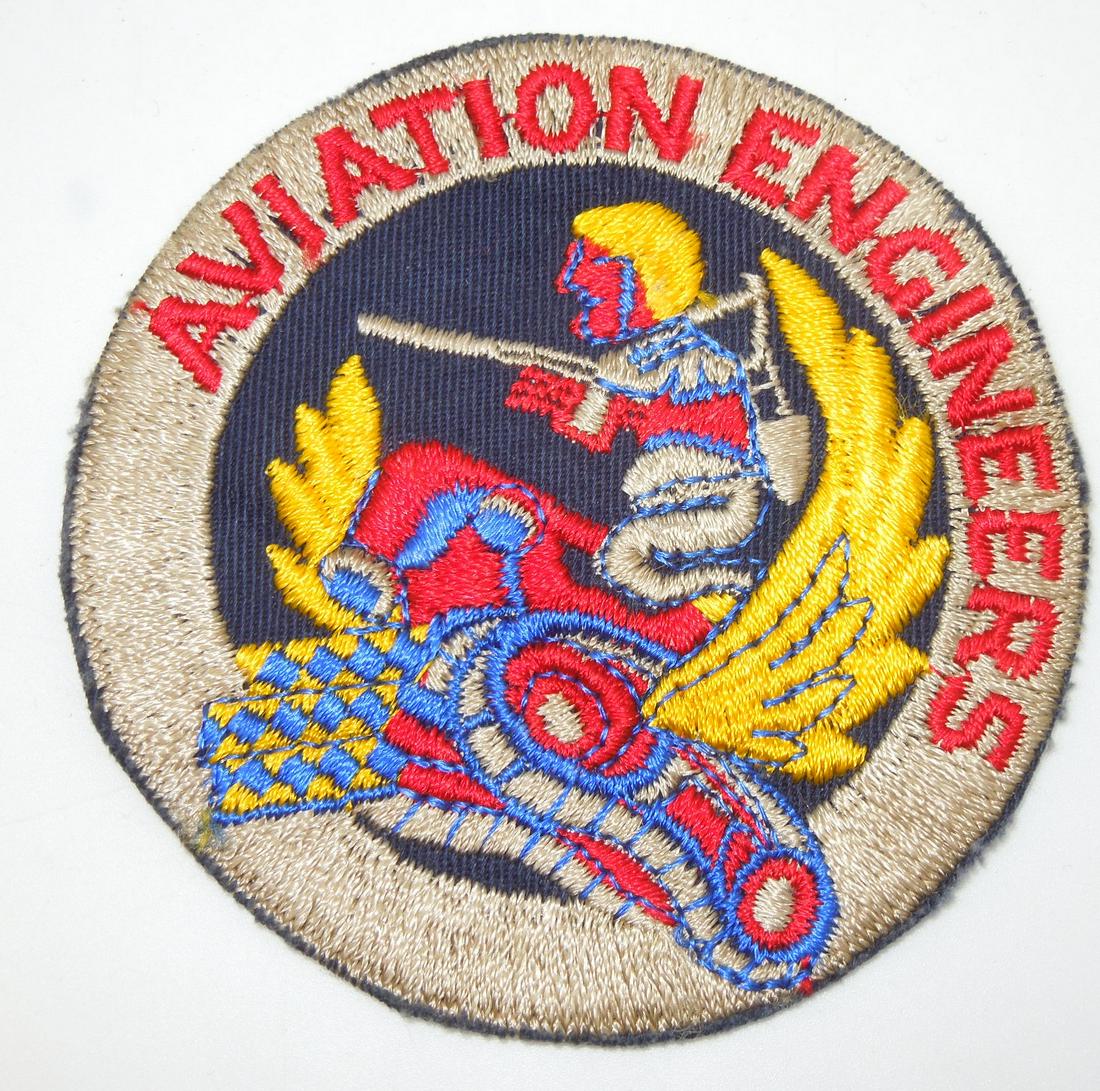 WWII US Army Air Force AAF Aviation Engineers Patch (1 of 2)