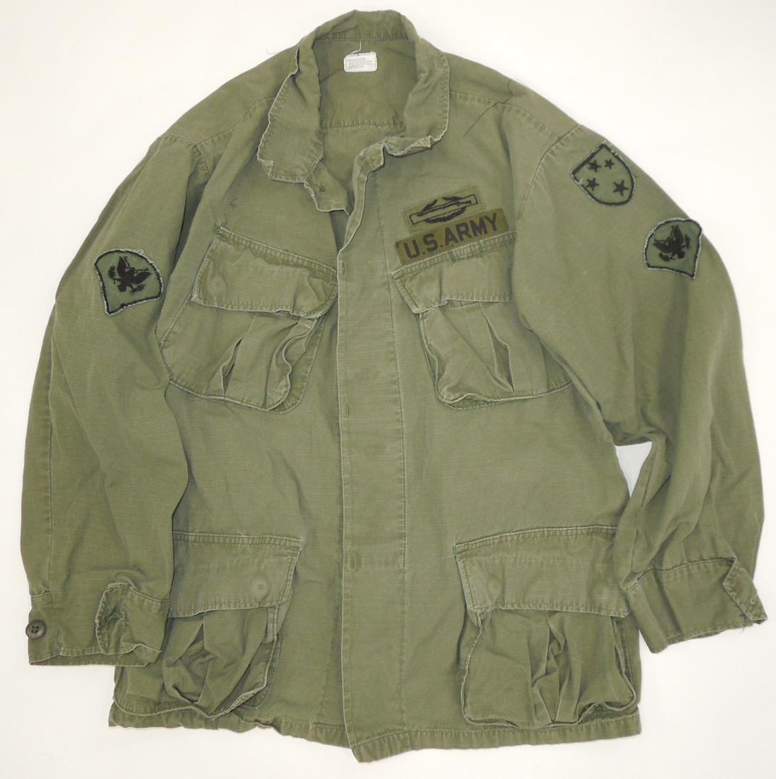 Vietnam War US Army 23rd Infantry Division Americal  Rip Stop Jungle OD Jacket (1 of 5)