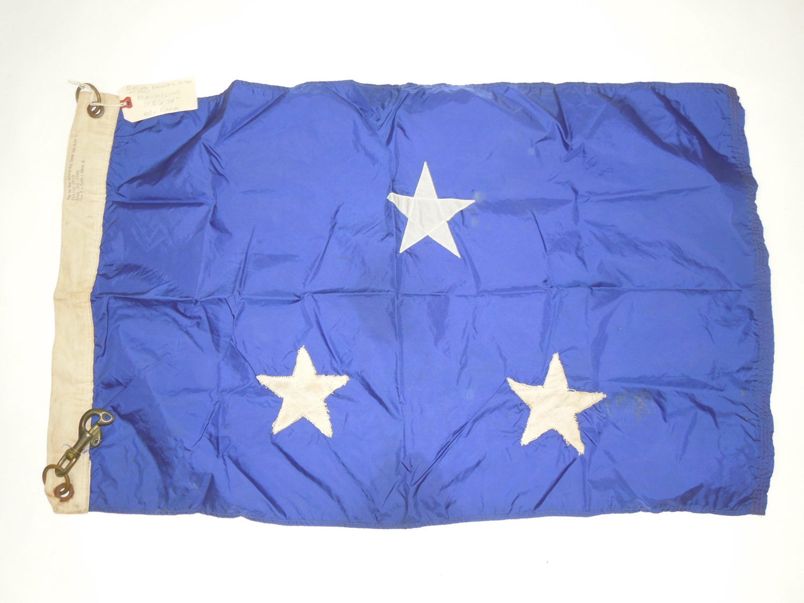1960s USN Navy Vice Admiral Officers Command At Sea Flag Modified (1 of 6)