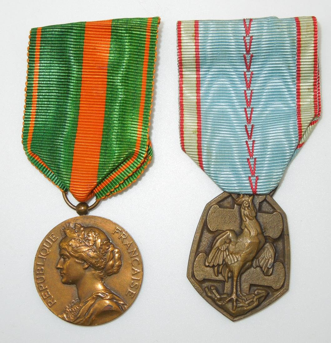 WWII France Commemorative Liberation War & Escapee Medals 1939-1945 (1 of 2)