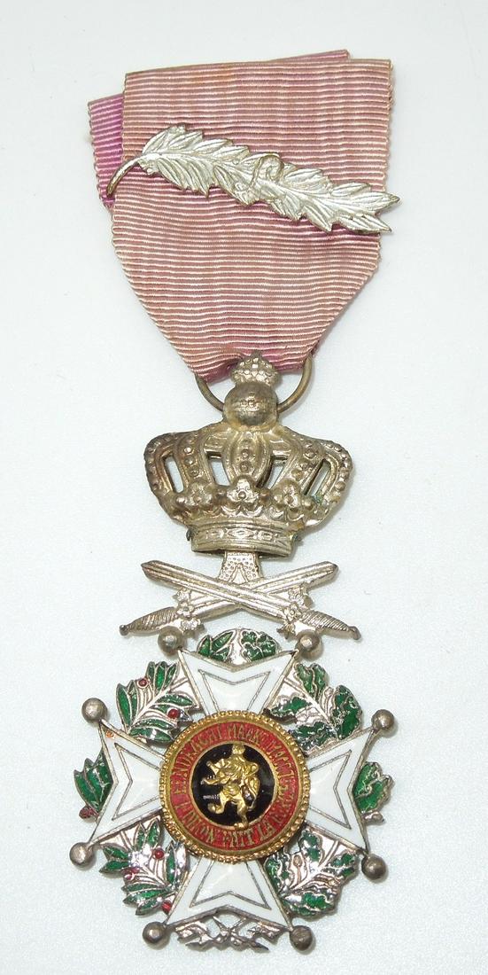 WWI - WWII Era Belgium Order of Leopold With Palm (1 of 2)