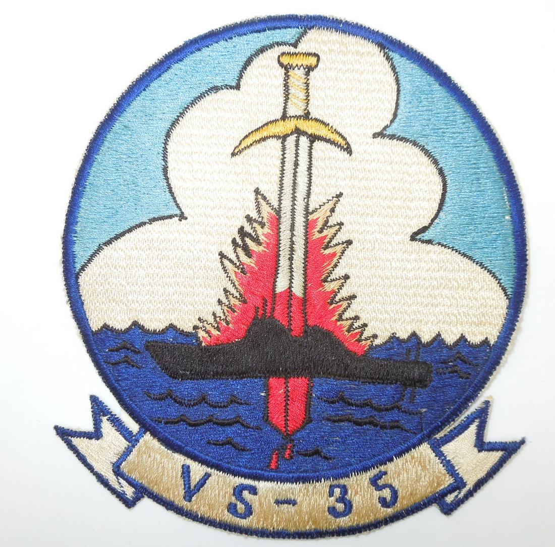 Vietnam War Era US Navy VS-35 Sea Control Squadron Patch (1 of 2)