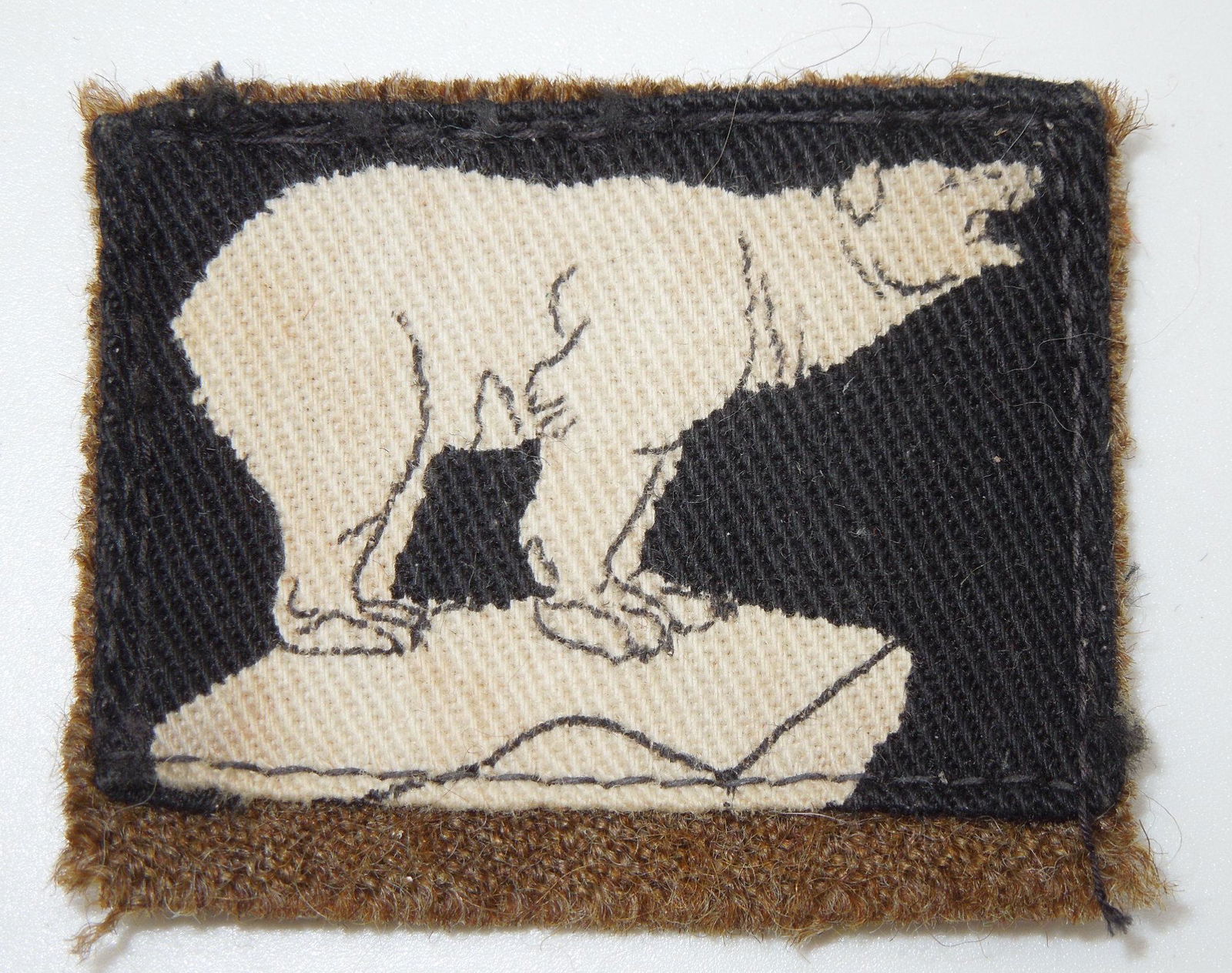 WWII USMC Marine Corps 1st Provisional Brigade Iceland Defense Printed Patch (1 of 2)