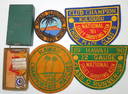 1930s - 1950s Hawaiian Shooting & Marksmanship Patches & Medal