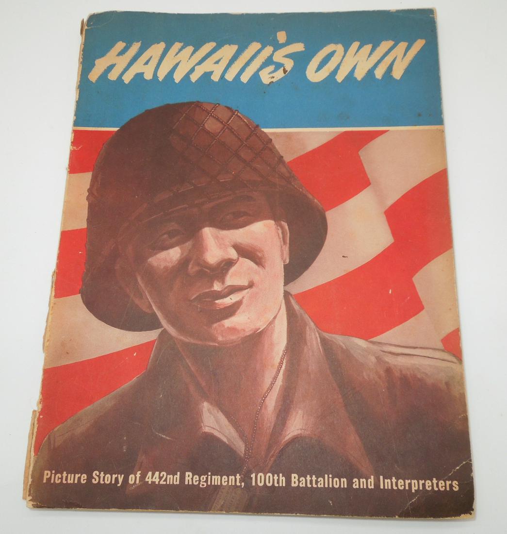 WWII Book: Hawaiis Own Story of 442nd Regiment Combat, 100th Battalion & Interpreters (1 of 9)