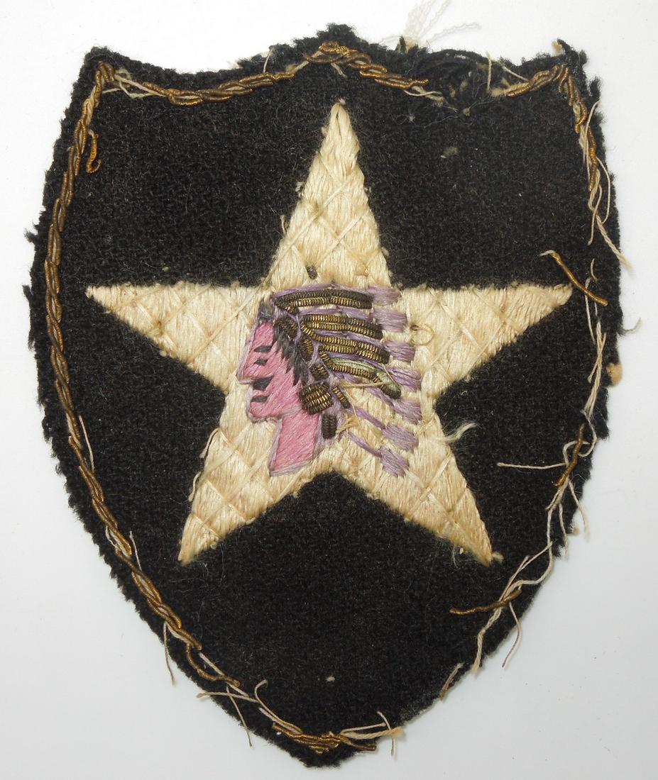 Korean War US Army 2nd Infantry Division Bullion Theater Made Patch (1 of 3)