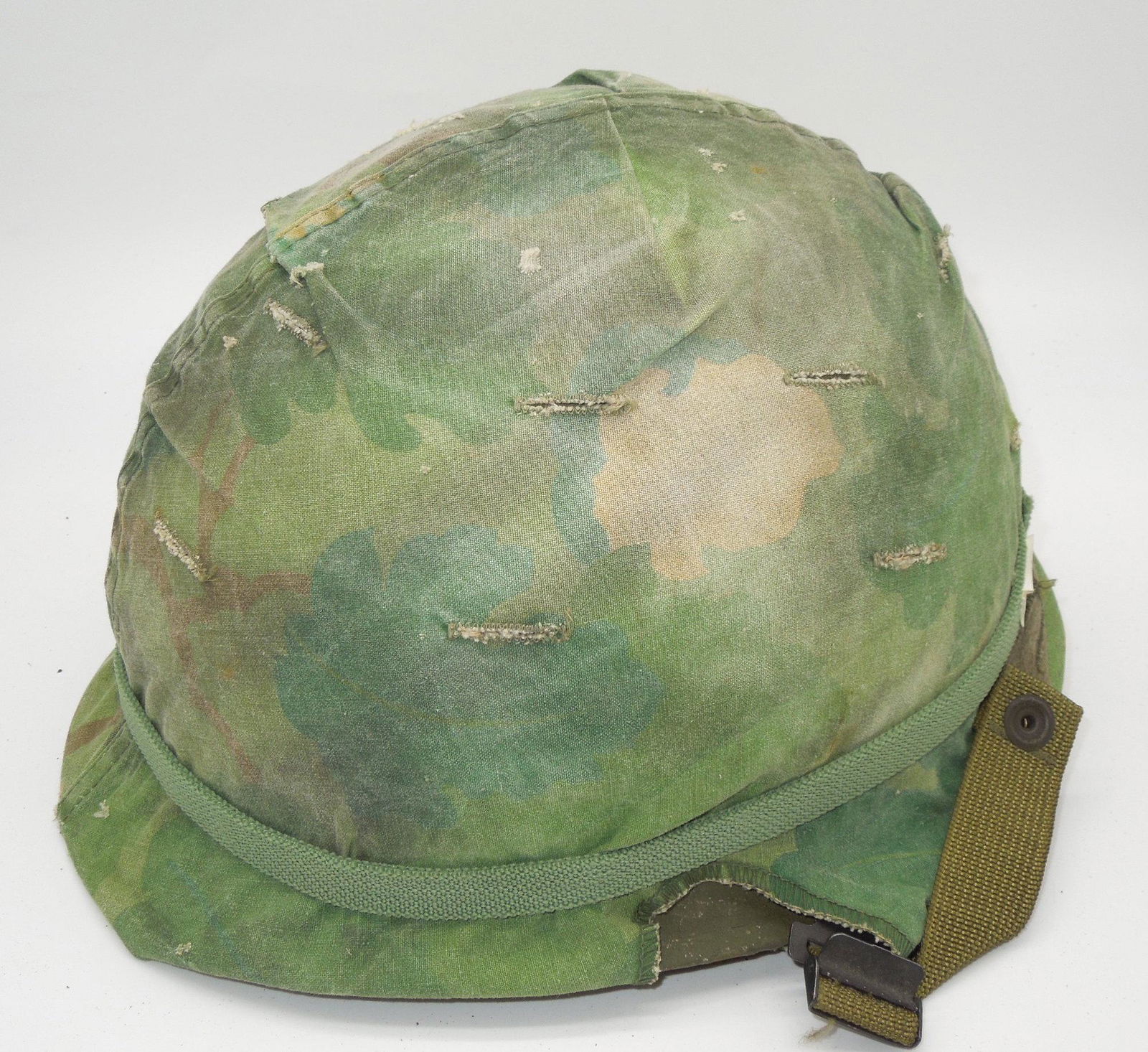 Vietnam US Army M-1 Helmet, Liner, Cover (1 of 5)