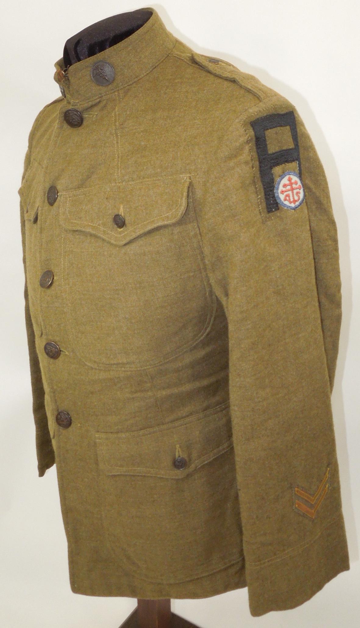 WWI US First Army Service of Supply Medical Corps Unfiorm (1 of 7)