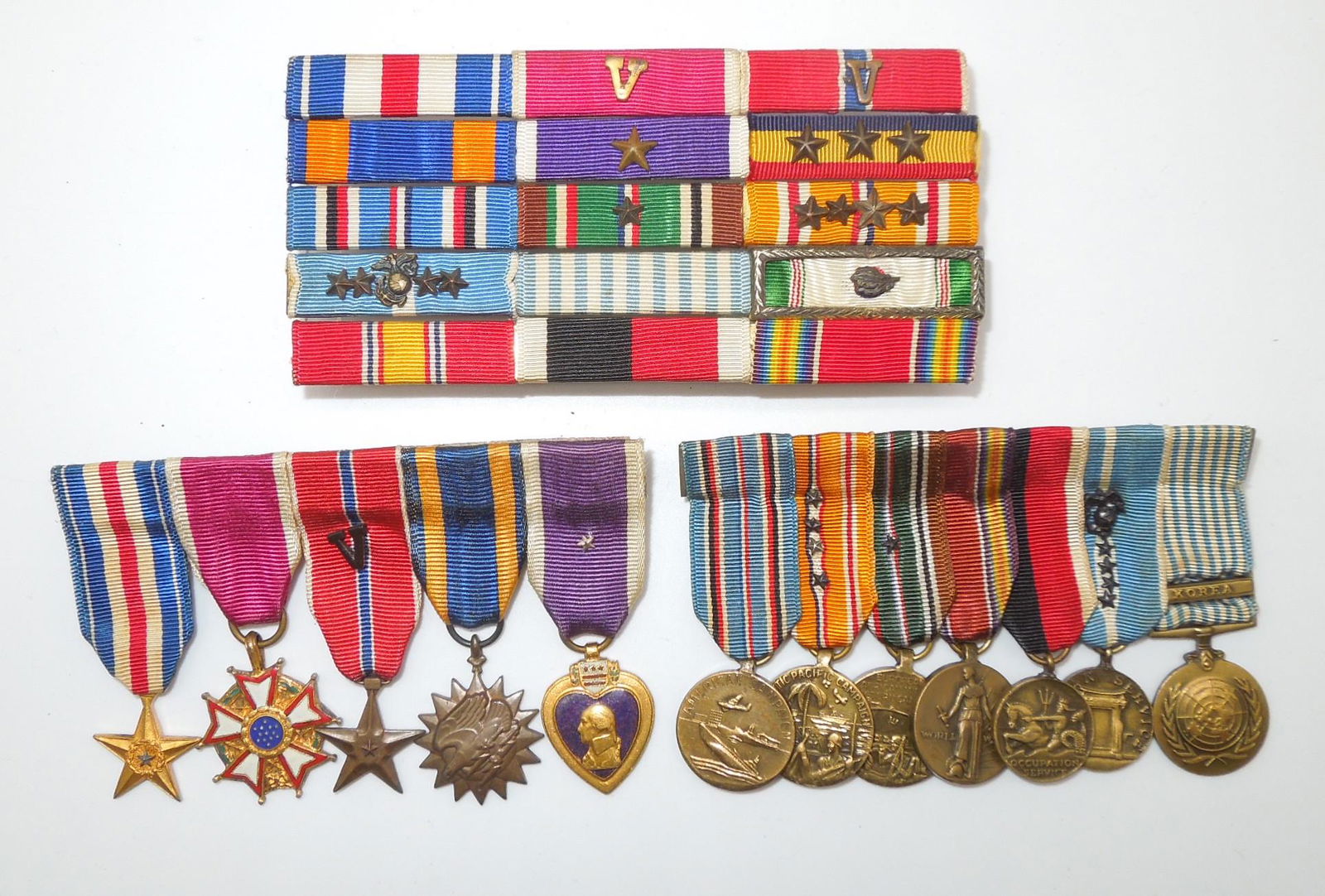 WWII - Korean War US Navy Decorated & Named Chaplain Medal & Ribbon Group (1 of 5)