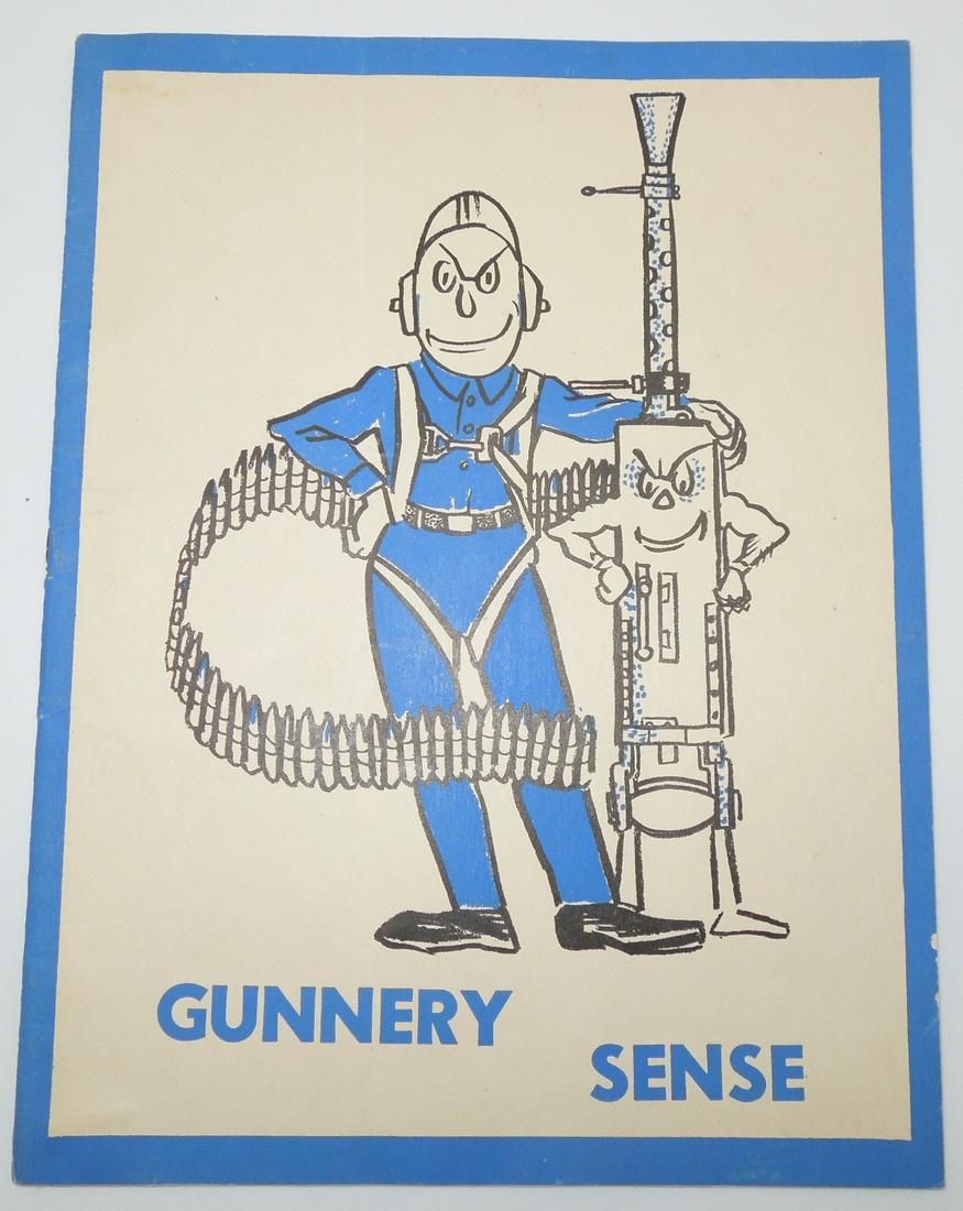 WWII 1942 US Navy Gunnery Sense Cartoon Manual Booklet (1 of 8)