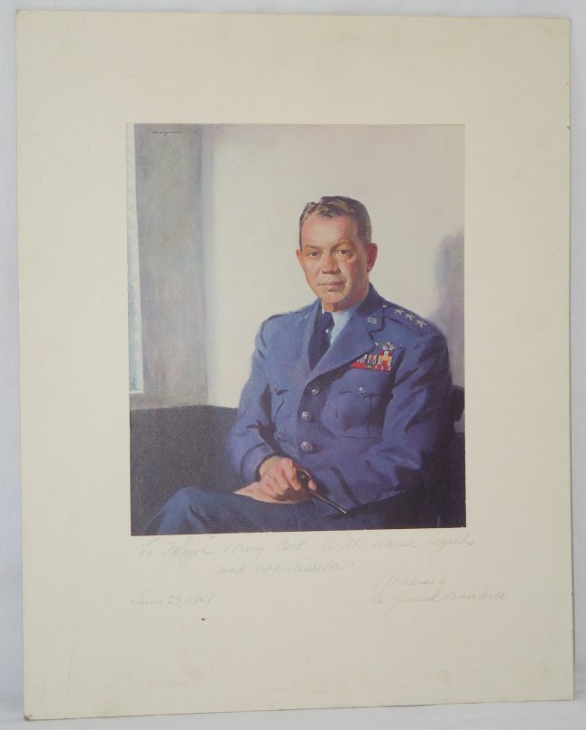 1951 Signed Photo Portrait USAF Air Force General Harold Craig (1 of 4)