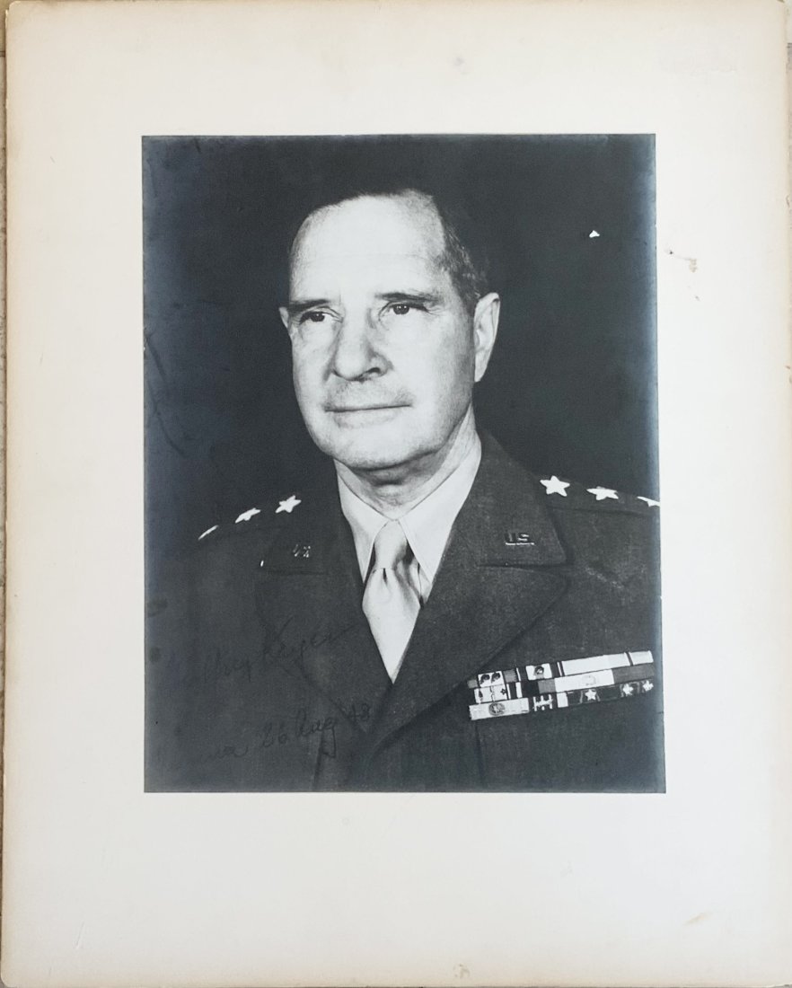 Army Lt. General Keyes 1948 Signed Photo (1 of 3)