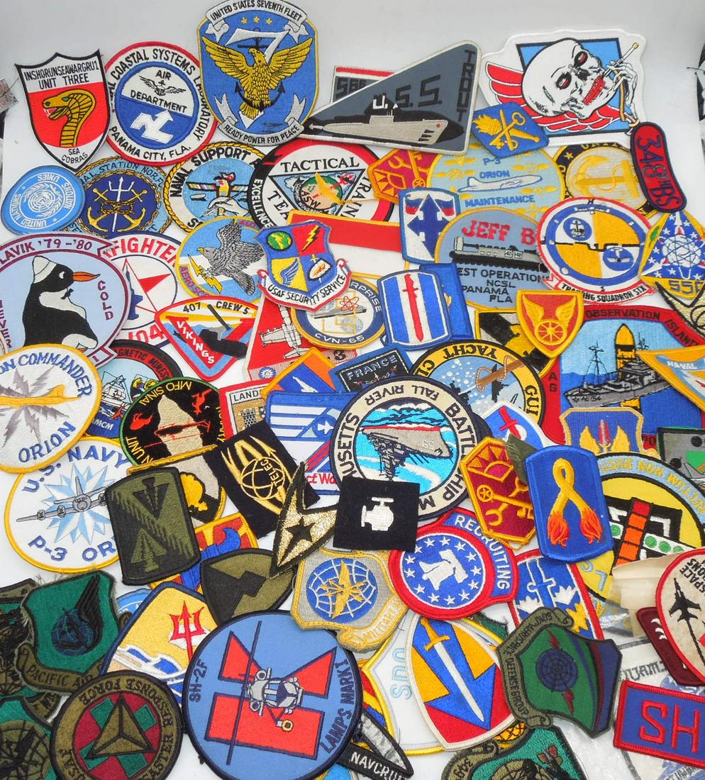 Huge Lot US Military Army Navy Patches (1 of 8)