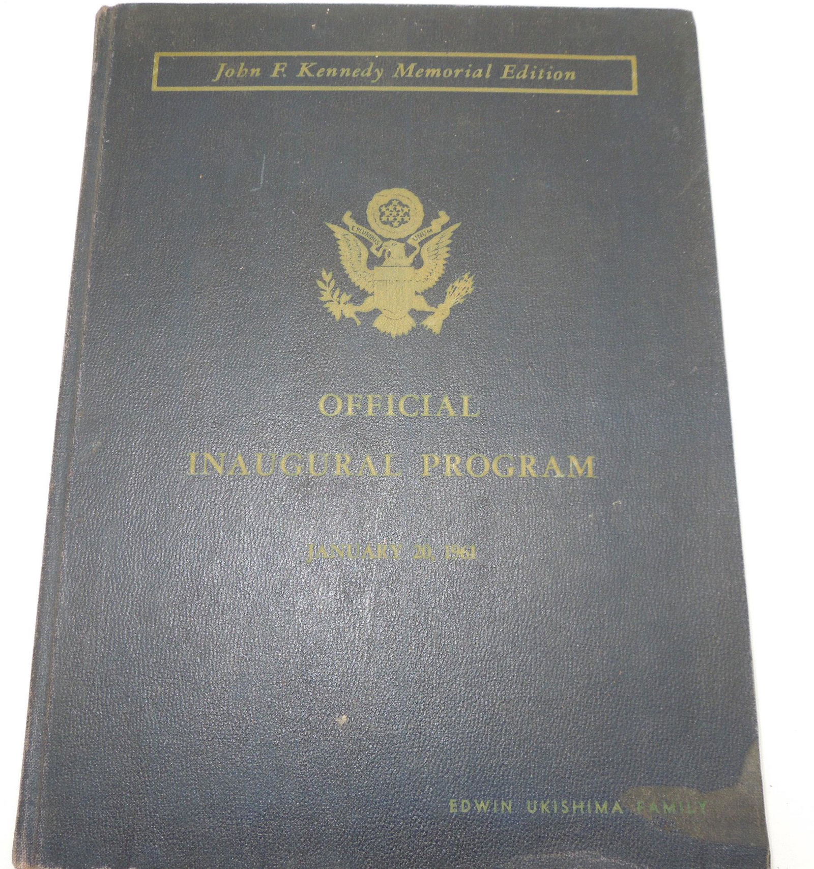 1961 JFK Kennedy Memorial Edition Book Inaugural Program / Ephemera Group (1 of 7)
