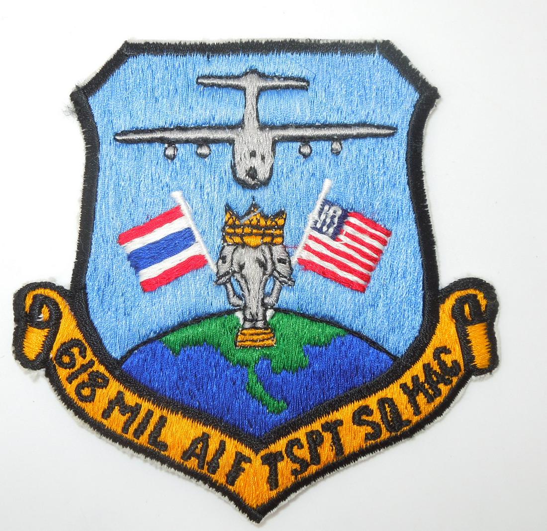 USAF Air Force 618th Military Airlift Support Squadron Patch (1 of 2)