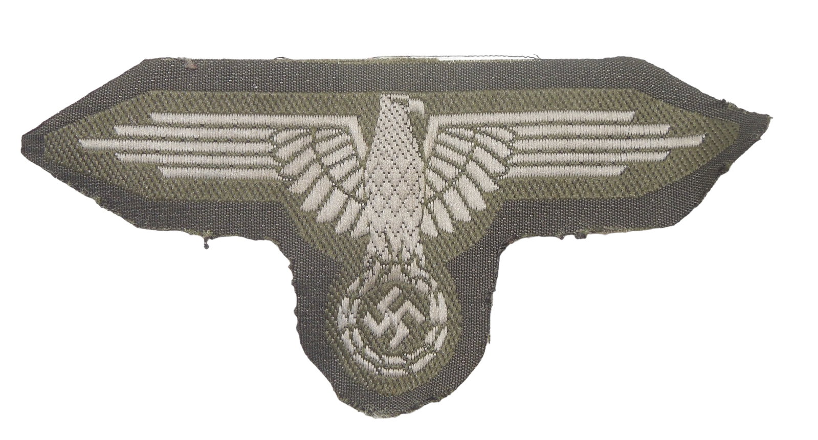 WWII German SS BeVo Cap Eagle Patch: Original WWII piece. Good condition.