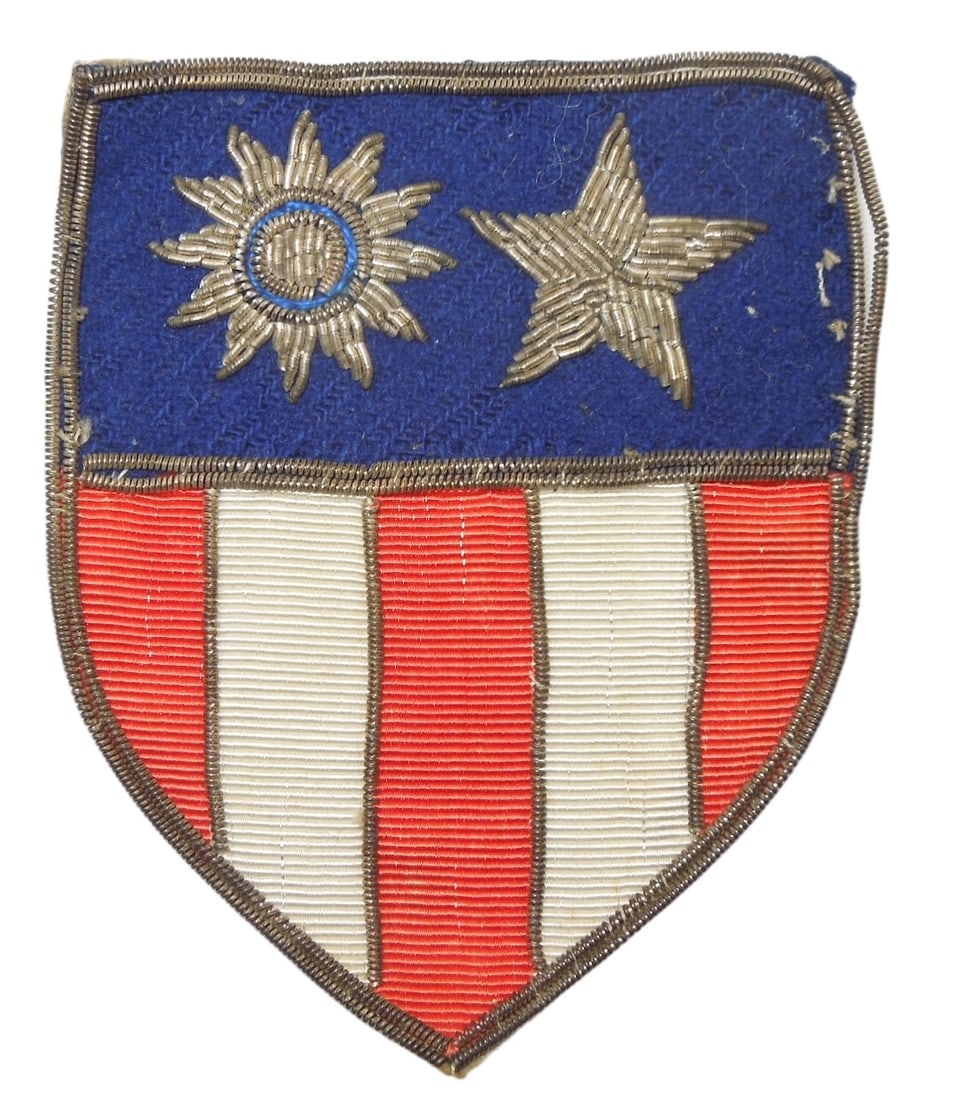 WWII US Army CBI China Burma India Bullion Theater Made Patch: Original WWII era patch as shown. Good, used condition.