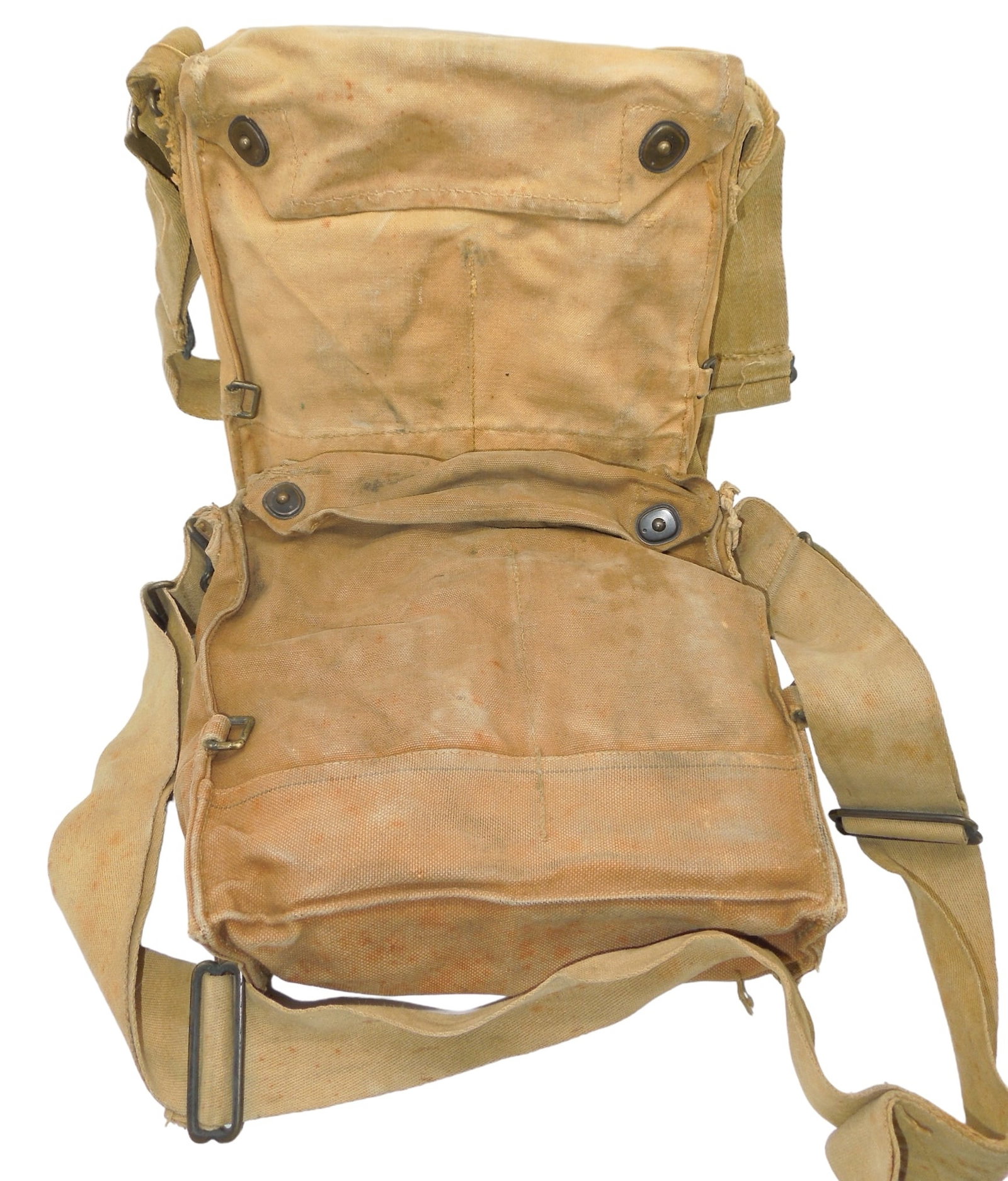 Lot (2) WWI US Army Doughboy Gas Masks & Bags One Named: WWI US Army Doughboy Gas Masks & Bags One Named. Lot of (2). One bag is named and numbered. As with most WWI gas masks the hose is fragile due to age, but still intact. Overall, these are nice represe