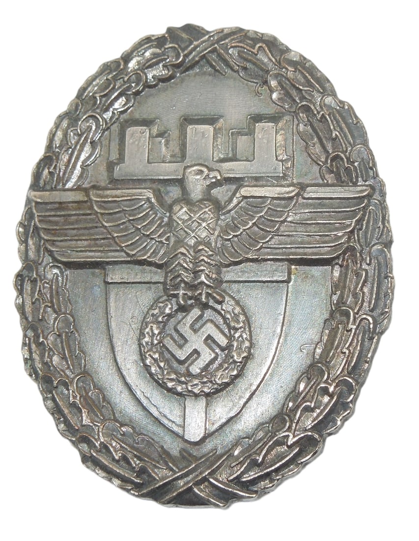 WWII German Army GAU East Prussia Badge: Original German badge as shown.