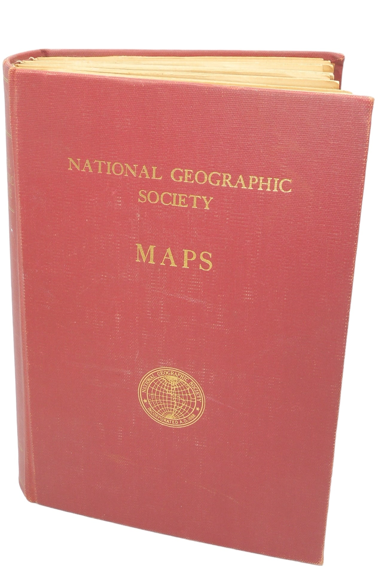 1930s - 1950s National Geographic Society Maps Collection Lot of (30): 1930s - 1950s National Geographic Society Maps Collection. Lot of 30 maps. This is a National Geographic Society published binder for holding maps and Indexes. Book consists of a hard cover with ten n