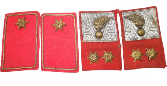 Lot WWI Austrian Military Officer Uniform Collar Tabs Boards