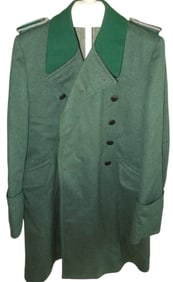 WWII German Forestry Officer Military Uniform Overcoat