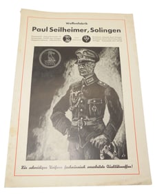 WWII German Military Paul Seilheimer Dagger & Bayonet Catalog