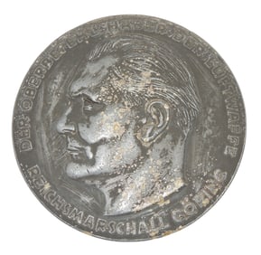 WWII German Luftwaffe Technical Merit Herman Goering Table Medal