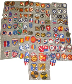 Lot (110) WWII US Army Patches Tank Destroyer Kiska