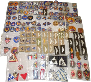 Lot  WWII USAAF, Army Air Force Military Police Patches Wings