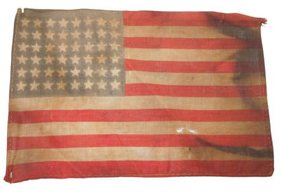 Small 48 Star WWII Flag Found Near Pearl Harbor Attack