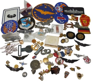WWII - Modern US Military Pins Wings Patches Badges Insignia