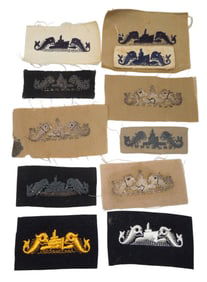WWII US Navy Submarine Qualification Patches Bullion