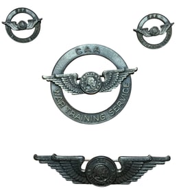 WWII Civil Aviation Authority (CAA), War Training Service (WTS) Group Lot (4)